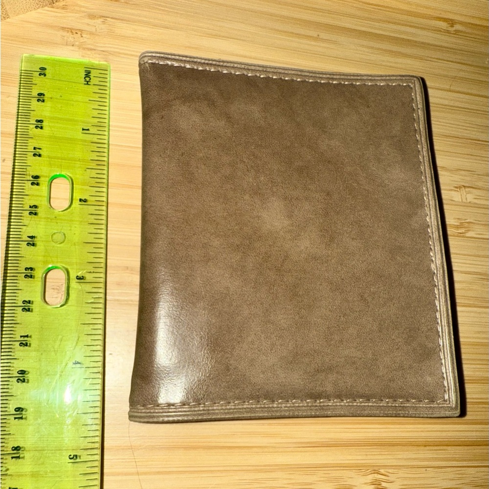 Tan Wallet and Card Holder